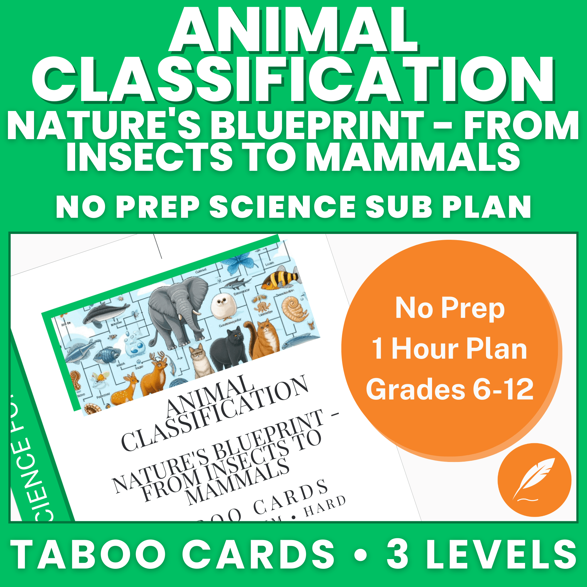 Animal Classification - Taboo Cards – Thumbnails