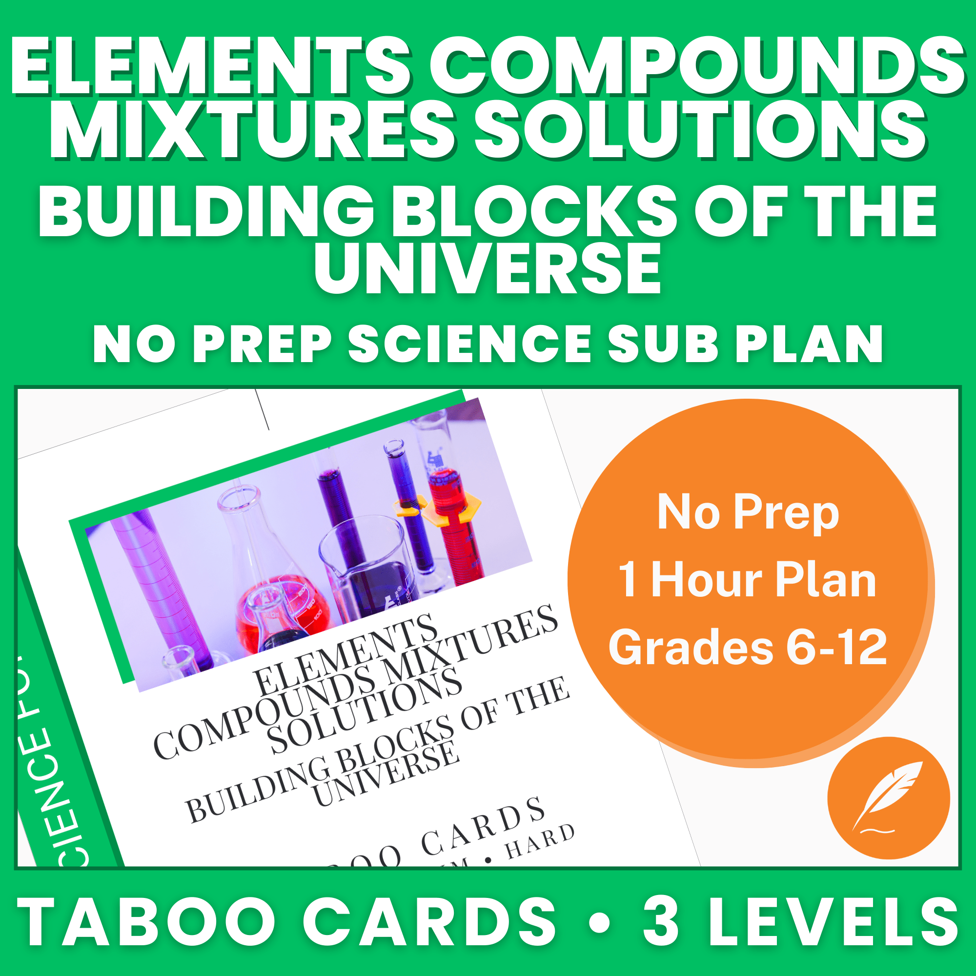 Elements and Compounds - Taboo Cards – Thumbnail