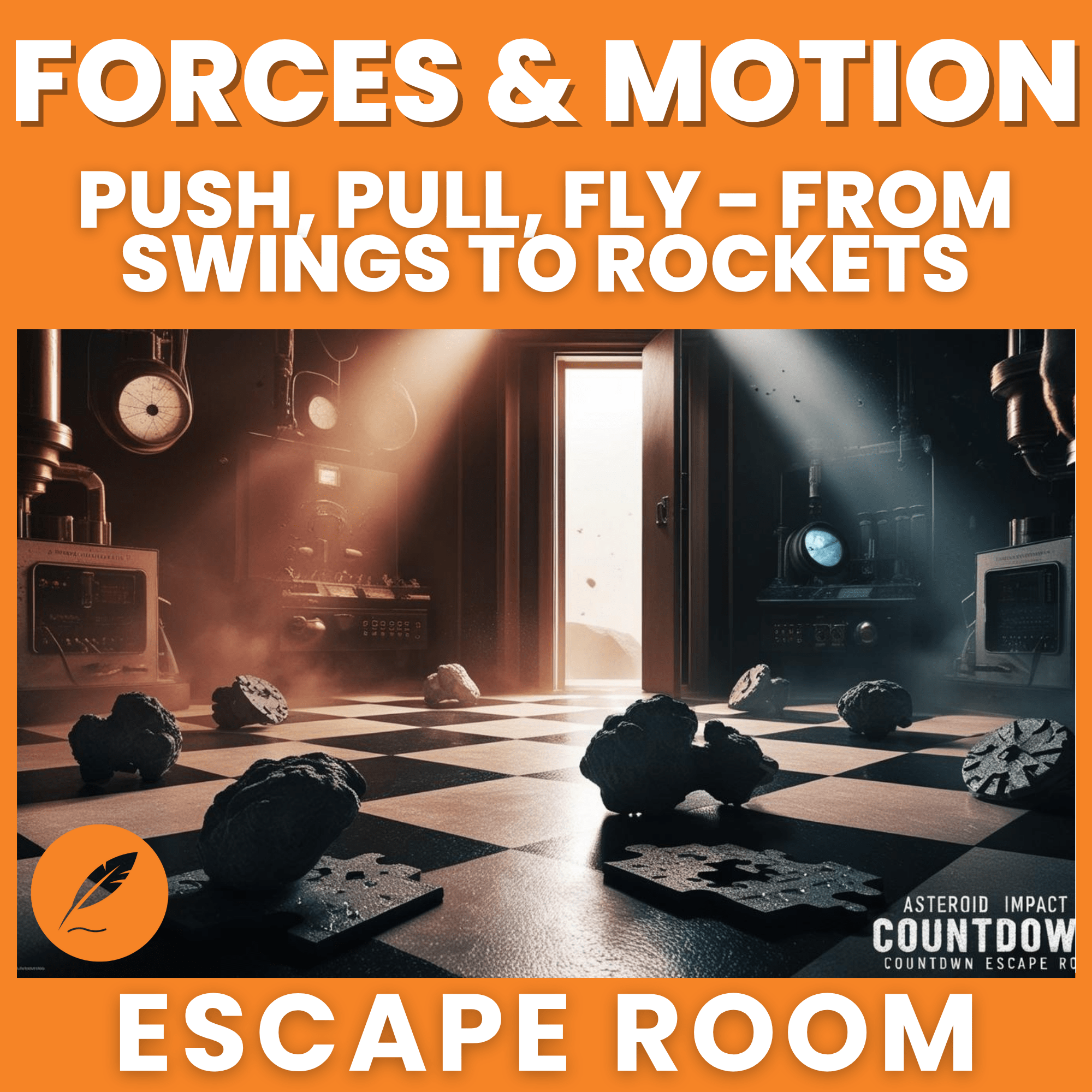 Newton's Laws of Motion - Escape Room Activity – Thumbnail