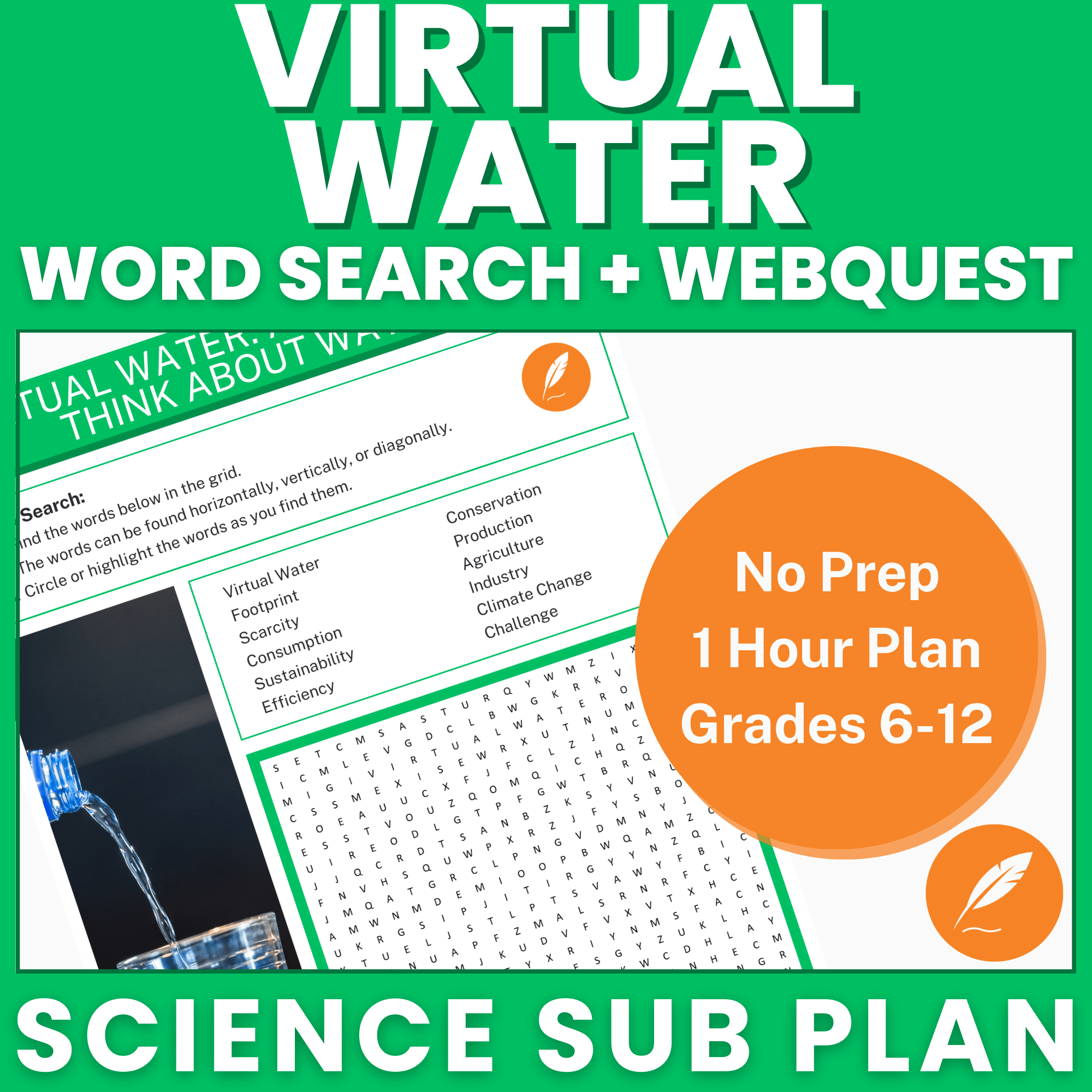 Virtual Water - Word Search - Thumbnails